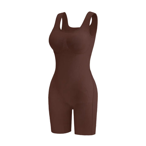 (KakaPeople Easy-Off Bodysuit) Tummy Control Butt Lifter Faja Bodysuit, Back Support Scrunch Back Open Design, Postpartum Recovery Full Body Shaper with Cotton Gusset, Colombian Fajas Everyday Wear for Women