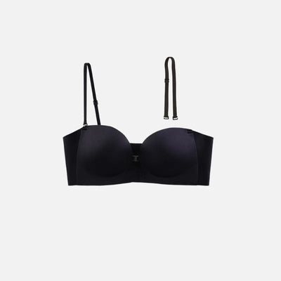 Seamless Front Closure Bra With Adjustable Straps